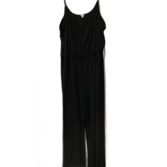 Style & Co Women’s Spaghetti Strap Black Romper. Size XL - Picture 1 of 5